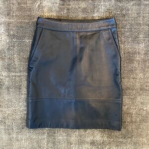Gestuz CharGZ Lamb Leather Mini Skirt (XS/2)
